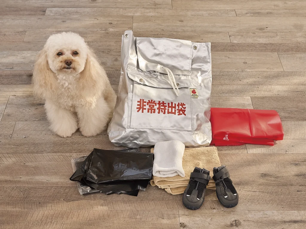 ワンちゃんの防災グッズとしても